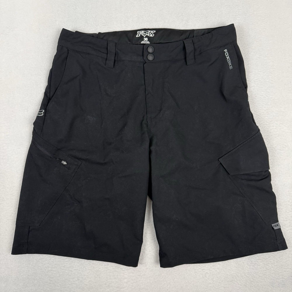 Fox Ranger MTB Mountain Bike Shorts With Liner Mens Size 36 Black With Padding
